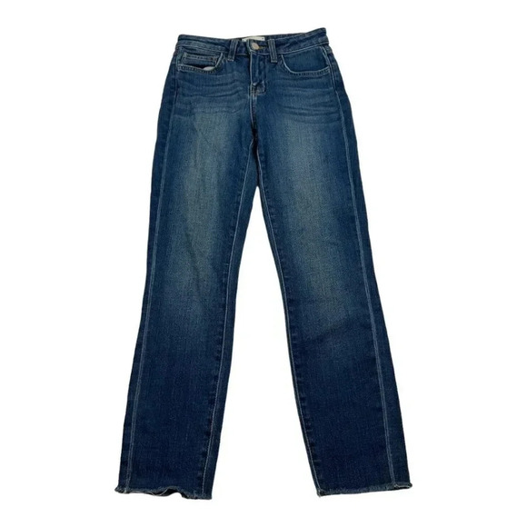 L'agence El Matador Slim High Rise in Rustic Blue Jeans - Picture 1 of 10